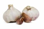 Garlic Bulbs Stock Photo