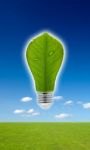 Green Bulb Stock Photo