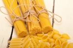 Bunch Of Italian Pasta Type Stock Photo