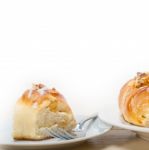 Sweet Bread Donut Cake Stock Photo