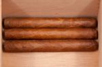 Genuine Cuban Cigars Stock Photo