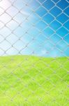 Wire Fence Stock Photo