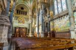 Inside View Of A Catherdral Stock Photo