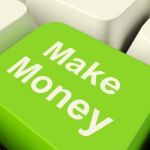 Make Money Computer Key Stock Photo