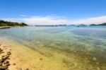 Sea Near Bridge Pier At Laem Panwa Cape In Phuket, Thailand Stock Photo