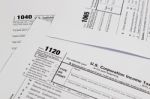 Us Tax Form Stock Photo