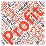 Business & Finance Related Word Cloud Background Stock Photo