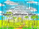 Nature Conservation Officer Indicates Eco Friendly And Administr Stock Photo