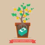 Passive Income From Money Market Fund Stock Photo