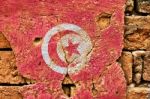 Grunge Flag Of Tunisia Stock Photo