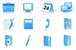 Office Icons Stock Photo