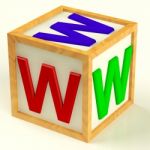 Block With Www Stock Photo