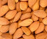 Close Up Almonds Background Texture Stock Photo