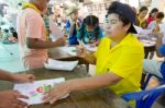 Student 9-10 Years Old, Scouts Work Together, Scout Camp In Bangkok Thailand Stock Photo