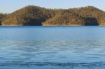 Lake Wivenhoe In Queensland During The Day Stock Photo