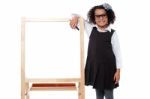 Bight School Kid Ready To Teach Classmates Stock Photo