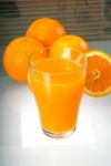 Fresh Orange Juice Stock Photo