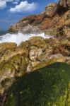 Coastal Algarve Region Near Sagres, Portugal Stock Photo