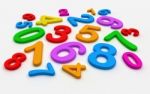 Numbers School Arithmetic Stock Photo