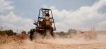 Quad Bike In High Speed Stock Photo