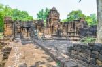 Prasat Mueang Sing Historical Park Stock Photo