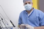 Prepparing Anaesthesia Stock Photo