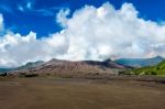 Mount Bromo Volcano (gunung Bromo)in Bromo Tengger Semeru National Park, East Java, Indonesia Stock Photo