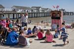 Punch And Judy Show In Southwold Stock Photo