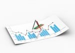 Financial Graphs Stock Photo