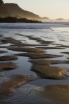 Beautiful Beach In Sagres Stock Photo