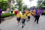 Primary Students Visit The Zoo, In The Jul 27, 2016. Bangkok Thailand Stock Photo