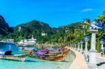 Phi-phi Island, Krabi, Thailand - November 10, 2016: Longtrail B Stock Photo