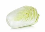 Chinese Cabbage Isolated On The White Background Stock Photo