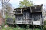 Old Chicken Coop At St Fagans National History Museum Stock Photo