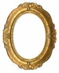 Gold Picture Frame Stock Photo