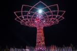 Tree Of Life At Expo In Milan Italy Stock Photo