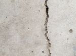 Concrete With Crack Stock Photo