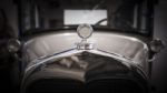 Antique Roadster With Polished Chrome Grill And Hood Ornament Stock Photo