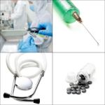 Medical Collage Stock Photo