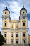 The Collegiate Church Of St Michael In Mondsee Stock Photo