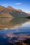 View Of Lake Mcdonald In Montana Stock Photo