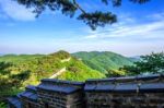 Namhansanseong Fortress In South Korea, Unesco World Heritage Site Stock Photo