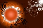 Abstract orange Background Stock Photo