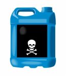 Anti-freeze Oil Container Stock Photo