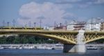 Margaret Bridge In Budapest Stock Photo