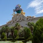 Las Vegas, Nevada/usa - August 2 : Statues Outside The Harrah's Stock Photo