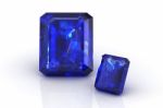 Blue Sapphire Stock Photo