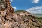 Isolated Beach Stock Photo