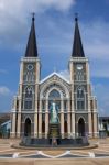 Church With Blue Sky Stock Photo