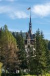 Sinaia, Wallachia/romania - September 21 : Exterior View Of Pele Stock Photo